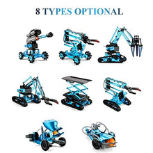 Load image into Gallery viewer, XIAOKEKE 2.4Ghz Full Function Remote Control Rechargeable Alloy Robot Arm Truck Toy Car, Children&#39;s Puzzle DIY Robot Toy Kit, Gifts for Boys and Girls,Style 6
