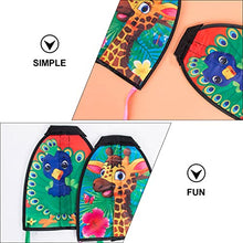 Load image into Gallery viewer, Toyvian 2pcs Peacock Kites Cloth Catapult Kite Delta Kite Elastic Kite Shooting Star Kite Kids Kites for Kids Children Beginners Family Outdoor Games and Activities
