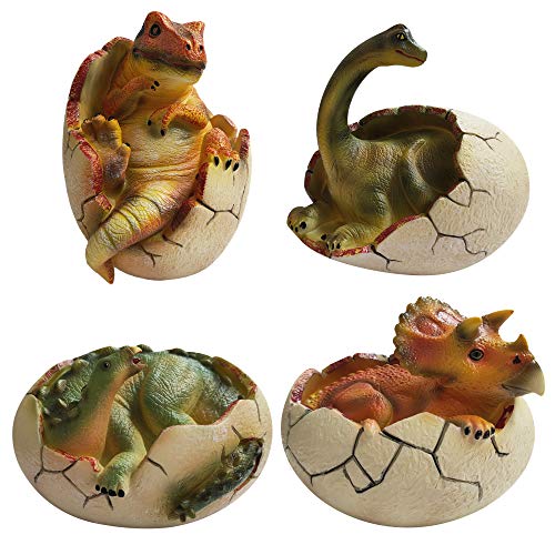 Dinosaur Piggy Bank Brachiosaurus, Stegosaurus, Triceratops, Tyrannosaurus Rex Money Bank for Boys Kids Girls,4PCS