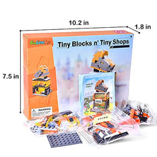 Load image into Gallery viewer, FUN LITTLE TOYS 4 Boxes Small Building Blocks Set Mini City Building Bricks with Floral Shop, Supermarket, Shoes Shop, Caf Shop for Girls Age 6+

