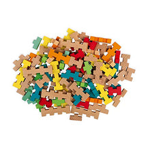 Load image into Gallery viewer, Janod 100 Piece Wooden Building Kit with Notched Blocks - Ages 6+ - J08301
