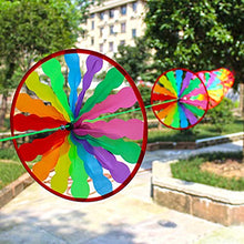 Load image into Gallery viewer, cdar 1 Set Windmill Toy Eco-Friendly Funny Plastic Pins Wind Spinner Toy Kit for Children Outdoor Colorful Windmill Pinwheels for Kids Multicolor
