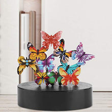 Load image into Gallery viewer, Uxsiya Butterfly Personality Magnetic Circle Magnetic Desktop Educational Sculpture Magnetic School Home for Desktop Toy Decoration(Color Butterfly)
