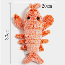 Load image into Gallery viewer, Jumping Shrimp Electric Simulation Pet Children&#39;s Toy,Lobster Pillow,Waterproof, Toy Shrimp,Education Toy (Yellow)
