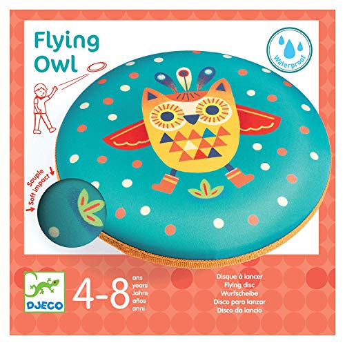 DJECO 32036 Flying Disc Skill Game Owl