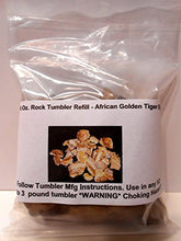 Load image into Gallery viewer, Rock Tumbler Gem Refill Kit True Africa Golden Tiger Eye Tumbling Rough 8oz
