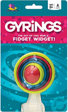Load image into Gallery viewer, Brainwright Gyrings - The Out of This World Fidget Widget! Multi-colored, 5&quot;
