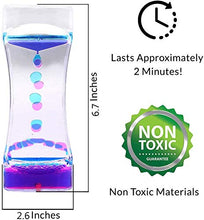 Load image into Gallery viewer, Calming Sensory Toys for Kids with Autism ADHD Anxiety or Special Needs-3 Pack Liquid Motion Bubbler Timers (Style #1)
