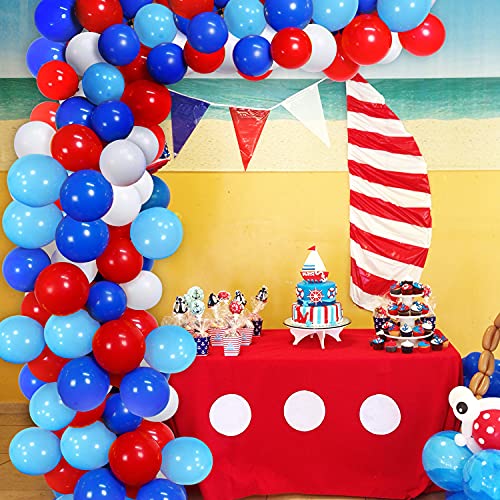 Red White and Blue Decorations, 100 PCS Nautical Party Decor Patriotic –  ToysCentral - Europe