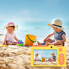 Load image into Gallery viewer, Kids Camera for Boys Kids Selfie Camera for Kids with 2 Inch IPS Screen Digital Video Toddler Camera for Birthday Aged 3-12 Boys Girls
