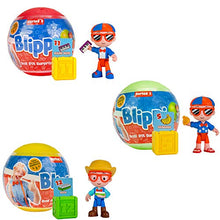 Load image into Gallery viewer, Blippi Ball Pit Surprise 3 Pack Bundle Learn Shapes and Numbers Toy Figures for Children and Toddlers
