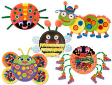Load image into Gallery viewer, Alex Little Hands Paper Plate Bugs Kids Toddler Art and Craft Activity
