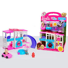 Load image into Gallery viewer, Barbie Pet Dreamhouse 2-Sided Playset, 10-pieces Include Pets and Accessories, by Just Play
