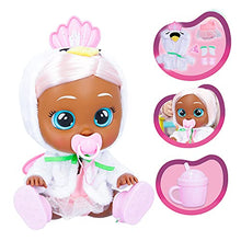 Load image into Gallery viewer, Cry Babies Kiss Me Daphne - 12&quot; Baby Doll | Deluxe Blushing Cheeks Feature | Shimmery Changeable Outfit with Bonus Baby Bottle
