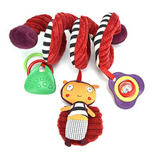 Load image into Gallery viewer, Hanging Toy, Hanging Rattle Toys with Teethers Infant Newborn Stroller Car Seat Crib Travel Activity Plush Animal Wind Chime
