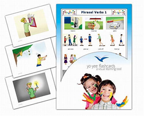 Yo-Yee Flash Cards - Phrasal Verbs Picture Cards - English Vocabulary Picture Cards - Including Teaching Activities and Game Ideas