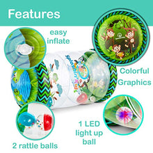Load image into Gallery viewer, Splashin&#39;kids Infant Toys Beginner Crawl Along Game Ball Drop Maze Tummy Time Activity Center Early Development Jumbo Roller Rattle Toy Baby Toys for 6 Months 1 2 3 Year olds Watch Video
