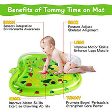 Load image into Gallery viewer, SUNSHINE-MALL Fruit Baby Water mat, Tummy Baby Toys, Inflatable Play Mat Water Cushion Baby Toys, Fun Early Development Activity Play Center for Newborn (80 x 76 cm)
