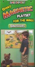 Load image into Gallery viewer, Magnetic Wall Dinosaurs Playset
