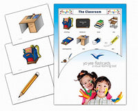 Yo-Yee Flash Cards - Classroom and Stationary Picture Cards for Toddlers, Kids, Children and Adults - English Vocabulary Cards - Including Teaching Activities and Game Ideas