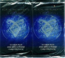 Load image into Gallery viewer, Mortal Instruments: City of Bones Trading Card Pack Retail Version - 2 Pack Lot
