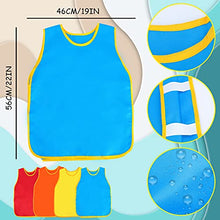 Load image into Gallery viewer, 4 Pack Art Smock,Kids Painting Art Apron,Roomy Sleeveless Waterproof Artist Painting Aprons,Toddler Smock for Children Painting Feeding Kitchen Cooking Classroom Activity 4 Colors
