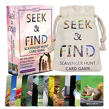 Load image into Gallery viewer, Kids Outdoor Games-Seek and Find Scavenger Hunt Game - Outdoor Games for Kids Ages 3-5 4-8 5-7 8-12 - Outside Camping Games for Families
