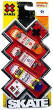 Load image into Gallery viewer, Mattel X Games Extreme Sports Grocery Labels Mini Skateboard 3-Pack

