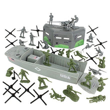 Load image into Gallery viewer, BMC WW2 D-Day Plastic Army Men - Utah Beach 40pc Soldier Figures Playset
