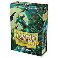 2 Packs Dragon Shield Matte Mini Japanese Olive Green 60 ct Card Sleeves Value Bundle!
