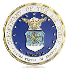 Load image into Gallery viewer, U.S.AF Core Values Air Force Military Challenge Coin
