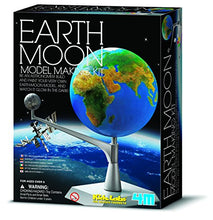 Load image into Gallery viewer, 4 M Kidzlabs Earth &amp; Moon Model Kit â?? Stem Toys Science Lab Diy Orbit Planetarium Educational Gift
