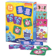 Load image into Gallery viewer, Nick Shop Blues Clues Educational Toy Bundle Blues Clues Memory Game Set - Blues Clues Matching Game with Paw Patrol Stickers (Blues Clues Learning Toy)
