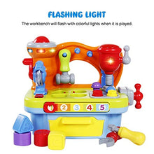 Load image into Gallery viewer, Liberty Imports Little Engineer Multifunctional Kids Musical Learning Tool Workbench
