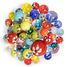 Load image into Gallery viewer, Yellow Mountain Imports Collector&#39;s Series Assorted Marbles Set in Tin Box, Floral
