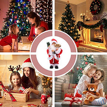 Load image into Gallery viewer, Toyvian 1Pc Christmas Singing Dancing Santa Claus Toy Electric Christmas Musical Doll Toy for Xmas Gift Table Home Decorations
