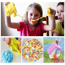 Load image into Gallery viewer, DECORA 240000 Pieces 2-3mm Mini Foam Balls Rainbow Styrofoam Beads Decorative Slime Beads for Slime Doll Vase Filling 12 Pack
