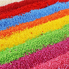 Load image into Gallery viewer, DECORA 240000 Pieces 2-3mm Mini Foam Balls Rainbow Styrofoam Beads Decorative Slime Beads for Slime Doll Vase Filling 12 Pack
