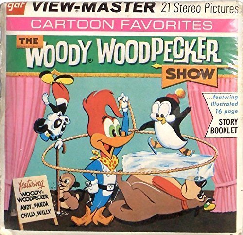 The Woody Woodpecker Show View-Master 3 Reel Set