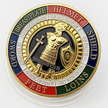Load image into Gallery viewer, Armor of God Challenge Coin,Commemorative Coin - Antique Gold
