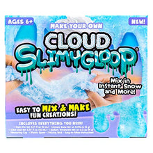 Load image into Gallery viewer, SLIMYGLOOP Make Your Own Fluffy Cloud DIY Slime Kit by Horizon Group USA, Mix &amp; Create Super Stretchy, Fluffy, Gooey, Putty Cloud Slime  Instant Snow Included, Blue, Multi, One Size
