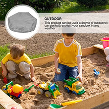 Load image into Gallery viewer, YARDWE Waterproof Sandpit Cover Sandbox Cover Oxford Cloth Cover Sandbox Protector Kids Toy Protection Sandbox Protection Cover Gray 180. 00 x 150. 00 x 20. 00
