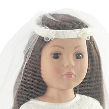 Load image into Gallery viewer, Emily Rose 18 Inch Doll Bridal Gown | Doll 18 First Communion Dress / Doll 18 Wedding Dress | Fits 1
