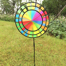 Load image into Gallery viewer, JIDOANCK Children Windmill Toy Pinwheels Round Shape Fine Workmanship Colorful Wind Spinners Model Toy for Outdoor Windmill
