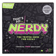 Load image into Gallery viewer, Ridley&#39;s That&#39;s So Nerdy Team Trivia Set Game for Families, Groups, and Parties
