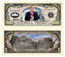 Load image into Gallery viewer, 50 Donald Trump Million Dollar Legacy Bill with Bonus Thanks a Million Gift Card Set
