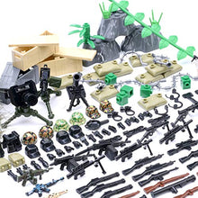 Load image into Gallery viewer, 150Pieces Army Figure Toys Set, Building Blocks Toys Weapons World War II, Military Weapons Building Toy
