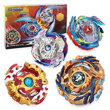 Load image into Gallery viewer, Bay Battling Top Burst | Burst Evolution Combination Series 4D | Set of 4 Fighter Gyroscope 4D Fusion Model | 2 Launcher and 1 beystadium
