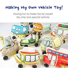Load image into Gallery viewer, 3D Coloring Paper Balloon Toy Inflatable Vehicle DIY Kid s It Item Fun and Educational Doll
