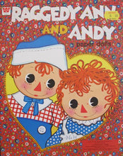 Load image into Gallery viewer, Raggedy Ann and Andy Paper Dolls Whitman Book Uncut w Press Out Costumes (1978)
